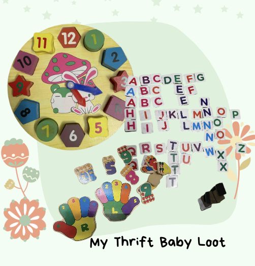 Assorted set of preloved learning aids for babies